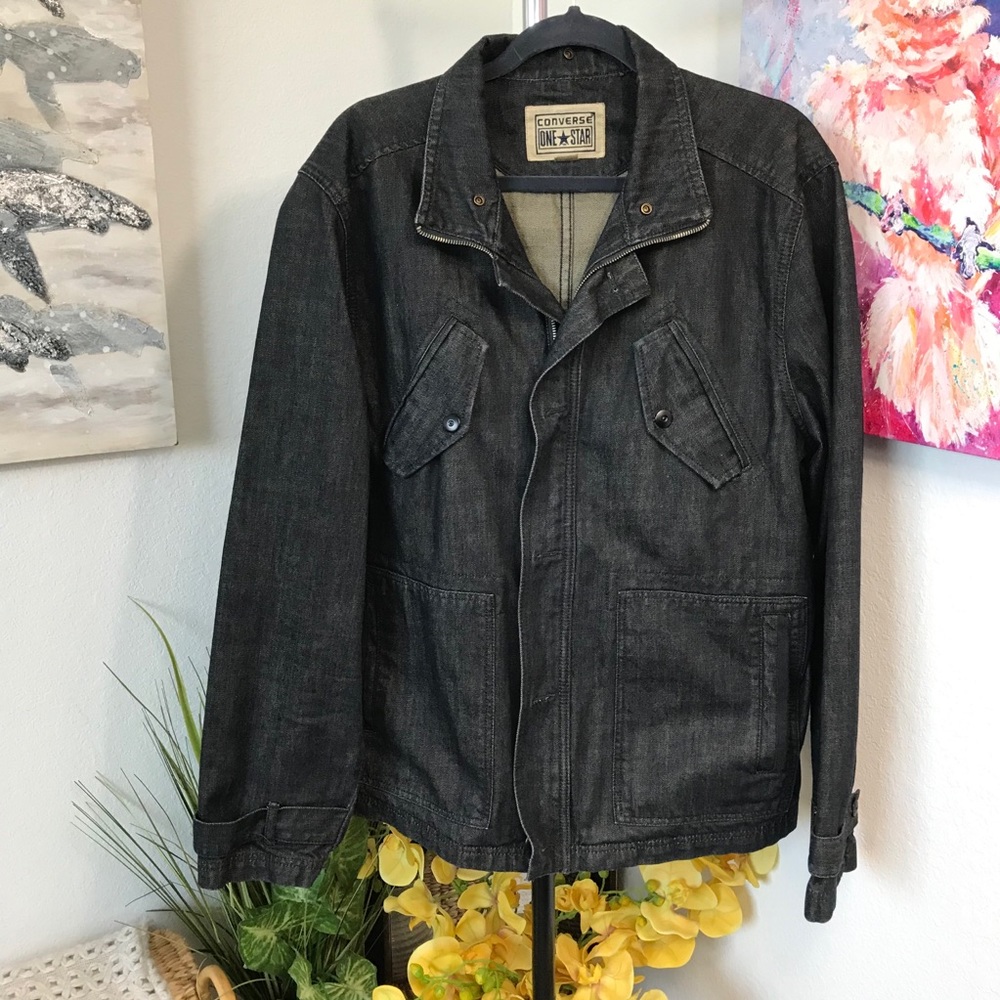 Converse One Star Men Jean Jacket Large